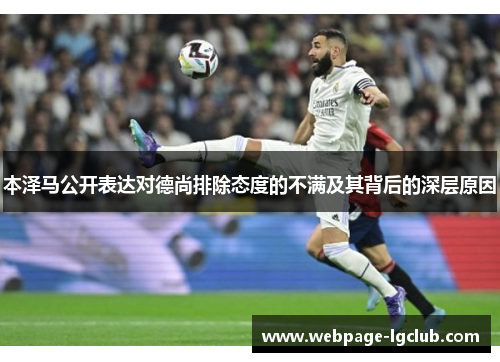 本泽马公开表达对德尚排除态度的不满及其背后的深层原因